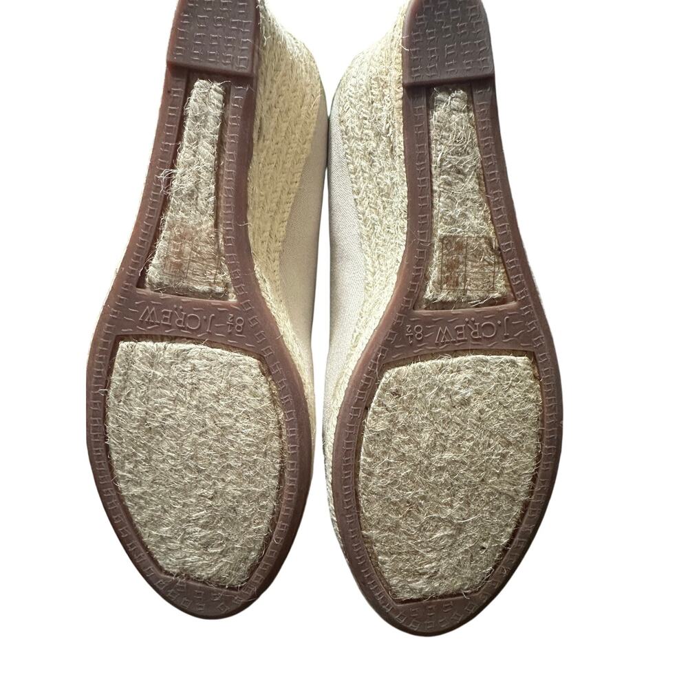 J.Crew Canvas espadrille wedges Size 8.5 - Picture 5 of 7